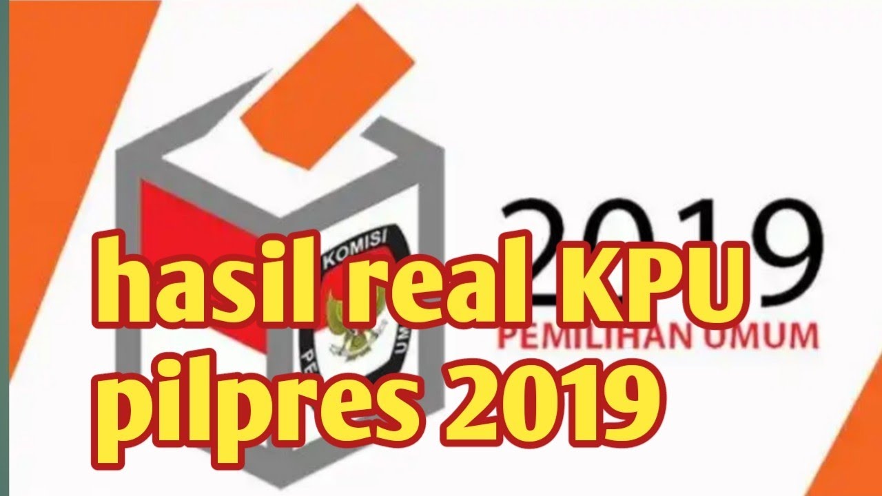 HASIL REAL COUNT KPU PILPRES 2019 SAAT INI JOKOWI UNGGUL.. - YouTube