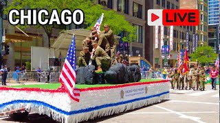 LIVE | Chicago Memorial Day Parade 2026 On Saturday (May 23, 2026) 60°F