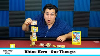 Rhino Hero - Our Thoughts (Board Game Review)