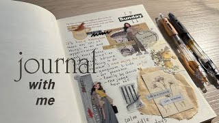 journal with me / cozy edition / no talking / asmr