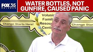 Volusia Sheriff on Daytona Beach: Water bottles, not gunfire, caused panic | Full speech