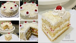 ഓവനില്ലാതെ എളുപ്പത്തിൽ ഒരു White forest Cake തയ്യാറാക്കിയാലോ /white forest recipe in Malayalam