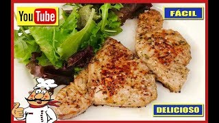 ATUN A LA PLANCHA 🐟 MARINADO CON LIMON, AJO Y PEREJIL (Receta 2018)