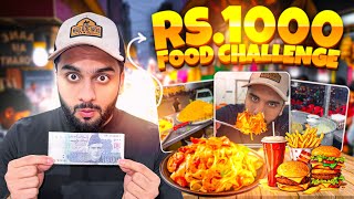 1000rs Street Food Challenge In Dhoraji Food Street😃