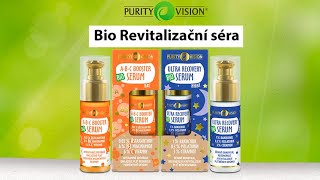 Bio Revitalizační pleťová séra: 24hodinová péče o pleť| PURITY VISION®