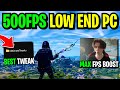 How To BOOST FPS Fortnite Low End PC Season 2! 🔧 (Full Optimization Pack for MAX FPS & Fix Lag)