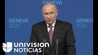Putin compara el asalto al Capitolio y las protestas de BLM con la represión política en Rusia