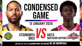 Utsunomiya Brex vs. Akita Northern Happinets - Condensed Game