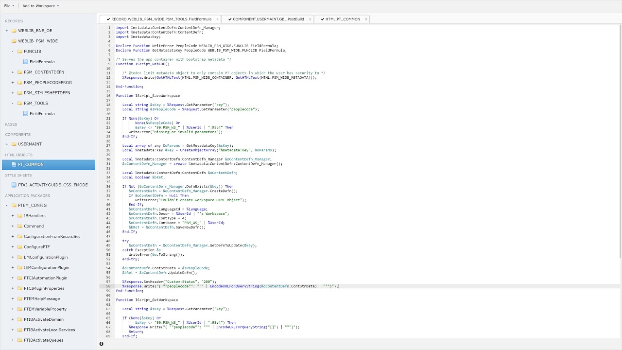 Online Peoplecode Editor Youtube