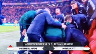 Hungary Coach Adam Szalai Collapsed on the Bench vs Netherlands 😳 | Injury Update | Nations League