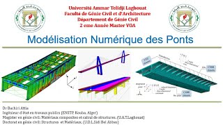 Modélisation d'un pont BP en utilisant CSiBridge 24 Séance 02