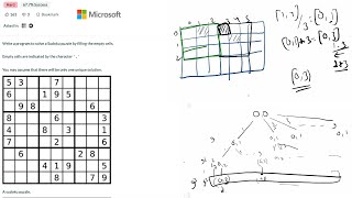 10.13 Sudoku (Backtracking)-Interviewbit #backtracking#interview#recursion