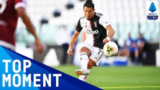 Ronaldo Scores His First Free Kick for Juventus! | Juventus 4-1 Torino | Top Moment | Serie A TIM