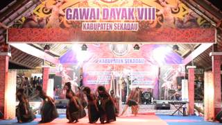 ANTU RAYA - PANGSUMA M'PAGUK Penyaji Terbaik I Penata Tari & Musik Terbaik Gawai Dayak Sekadau 2017