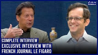 PM Imran Khan's Exclusive Interview to Le Figaro, France Newspaper - SAMAATV - 15 Feb 2022