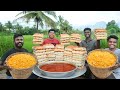 PAV BHAJI | Mumbai Special Street Food Misal Pav Recipe | Village Food