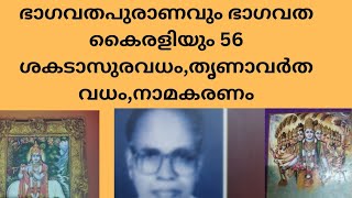 ഭാഗവത പുരാണവും ഭാഗവത കൈരളിയും 56 ശകടാസുരവധം തൃണാവർതവധം നാമകരണം  Bhagavatha kairali 56