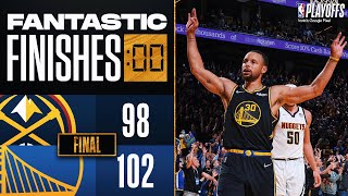 Final 3:42 WILD ENDING To Game 5 , Nuggets vs Warriors 🤯