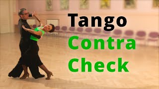 How to Dance Tango - Contra Check and Back Corte