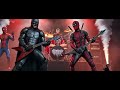 superhero band spider man batman deadpool u0026 iron man go metal