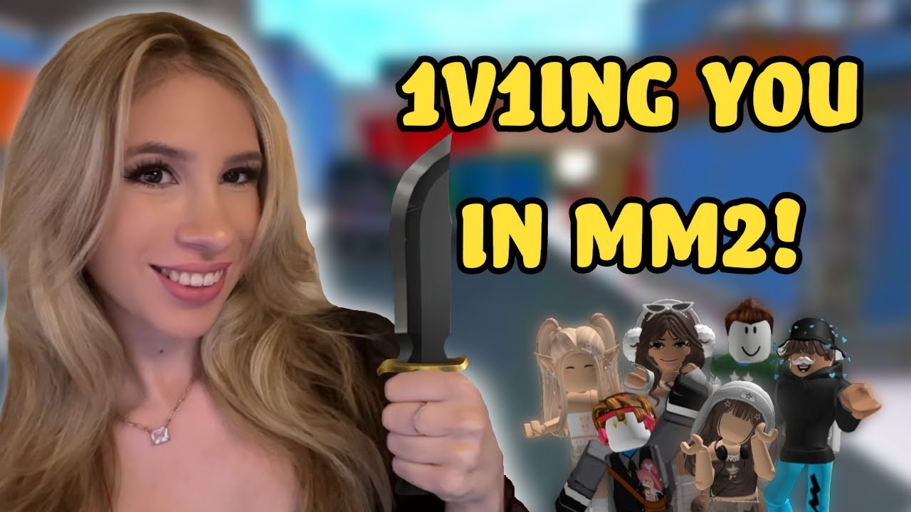 1v1ing You In Mm2 On Roblox Youtube