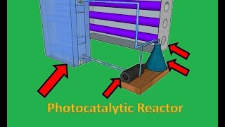 Photocatalytic experimental setup