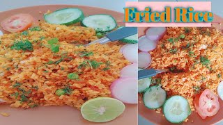 शिल्लक राहिलेला भात असा फ्राई करा टेस्ट विसरणार नाही | fried Rice in 2 minutes | #shorts