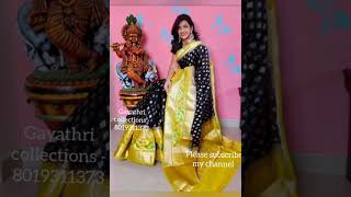 #short#Banaras Semi Kora Silk Tilffi border sarees //contact-8019311373.