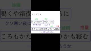 100日後に古文が大丈夫になる百人一首解説-九十一首目- #shorts