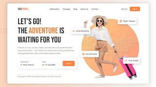 How To Build Landing Page Using HTML CSS And JavaScript
