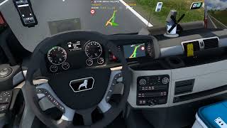 Euro Truck Simulator 2 man 트럭을 새로 구입후 모드 적용 이쁘다