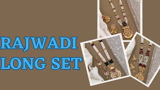 Rajwadi long set | antique necklace | latest design | new collection 2023