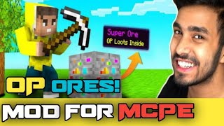 OP ORES MOD DOWNLOAD IN MINECRAFT|| ORES BUT DROP OP ITEMS MOD
