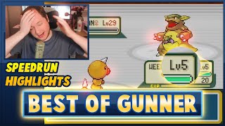 THE MOST INSANE CANS EVER  - BEST OF GUNNER - Pokemon FireRed World Record Speedrun HIGHLIGHTS!