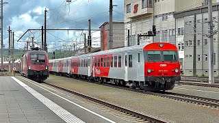 Trains at Salzburg Hauptbahnhof | Züge in Salzburg Hauptbahnhof