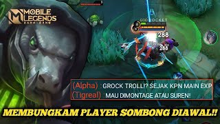 BEGINI CARA MAIN GROCK SUPAYA MVP TERUS, AUTO JAGO MAIN EXP LANE - MOBILE LEGENDS