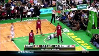 LeBron James dunks on Jason Terry (Jim Ross WWE Commentary Style)