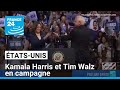 Présidentielle américaine : Kamala Harris et Tim Walz en campagne • FRANCE 24