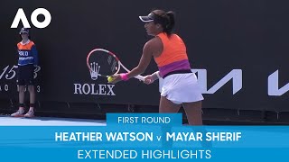Heather Watson v Mayar Sherif Extended Highlights (1R) | Australian Open 2022