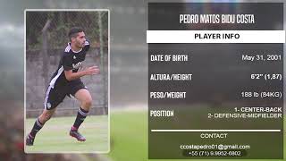 Pedro Costa - Defender - Recruiting Soccer Highlights - Class of 2022