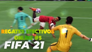 MEJORES REGATES FIFA 21!!!🔥🎮 (LOS MÁS EFECTIVOS) TUTORIAL SKILLS✅  # 5 🔥 REGATES FACILES 🎮|