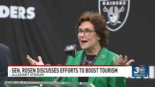 KSNV - Las Vegas: Rosen talks tourism economy at Allegiant Stadium