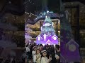 台北信義區下雪了 christmas tree lights in taipei xinyi 香堤大道 新光三越「時光之樹」飄雪