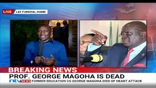 Former education CS Prof. George Magoha collapsed 4 times before death
