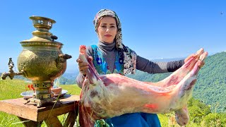 Mix of Nomadic Cooking and 3 Days Living in Nature and Mountains as a Nomad Woman