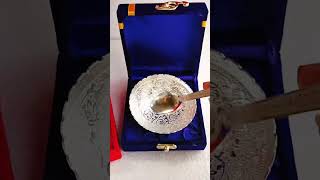 *German silver bowl with spoon set*Dm for more details 7382073111/222...#germansilver