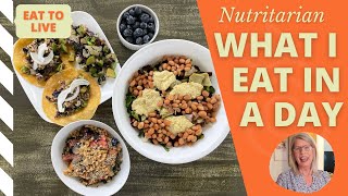 What I Eat In A Day (to lose weight) on the Eat to Live Nutritarian diet
