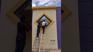 Saint Gobain Glass fixing | Step 2 |Fixing 2nd glass | Structural Glazing  | Dream home | ಕನಸಿನ ಮನೆ