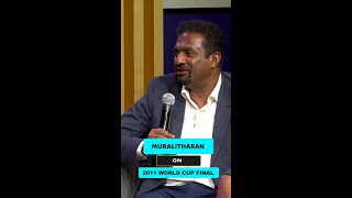 Muttiah Mularitharan on MS Dhoni's Counter During the #CWC2011 Final