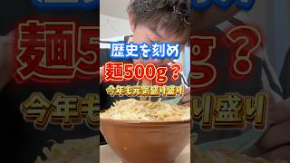 【歴史を刻め】新年一発目にオリジナルコールして来た！#歴史を刻め #爆食 #二郎系ラーメン #いわい